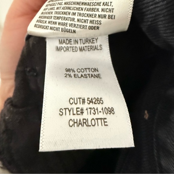 Citizens of Humanity Charlotte High Rise Straight Jeans in Happy Hour Black 23 - Picture 10 of 10